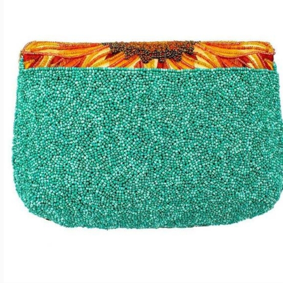 🌻NWT Mary Frances Beads Sunflower Power Crossbody Clutch. Collectib… - Picture 5 of 15